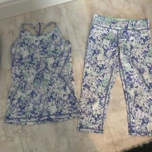 Ivivva tank and pants size 12
